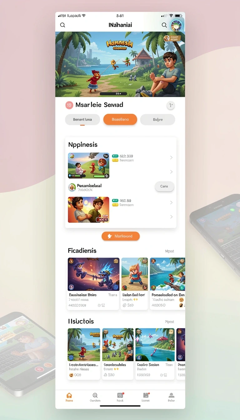 Tampilan antarmuka batangtoto di Android
